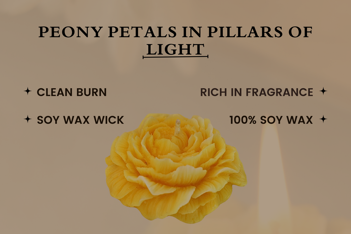 Peony Candle