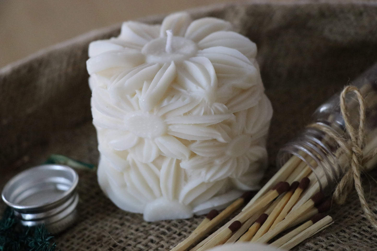 Sunflower Candles
