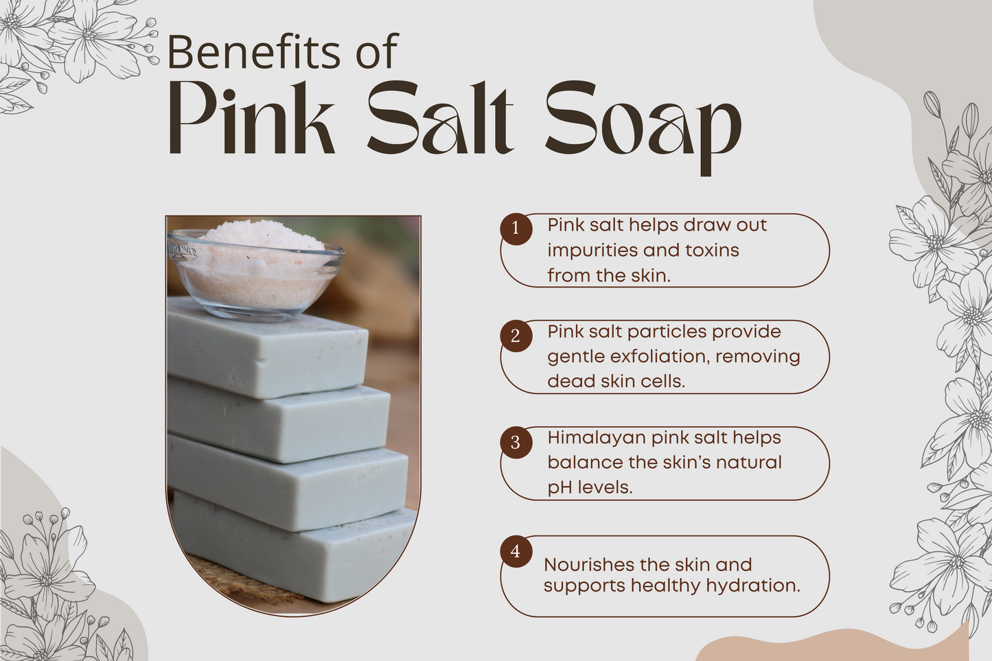 Pink Salt Soap Bar